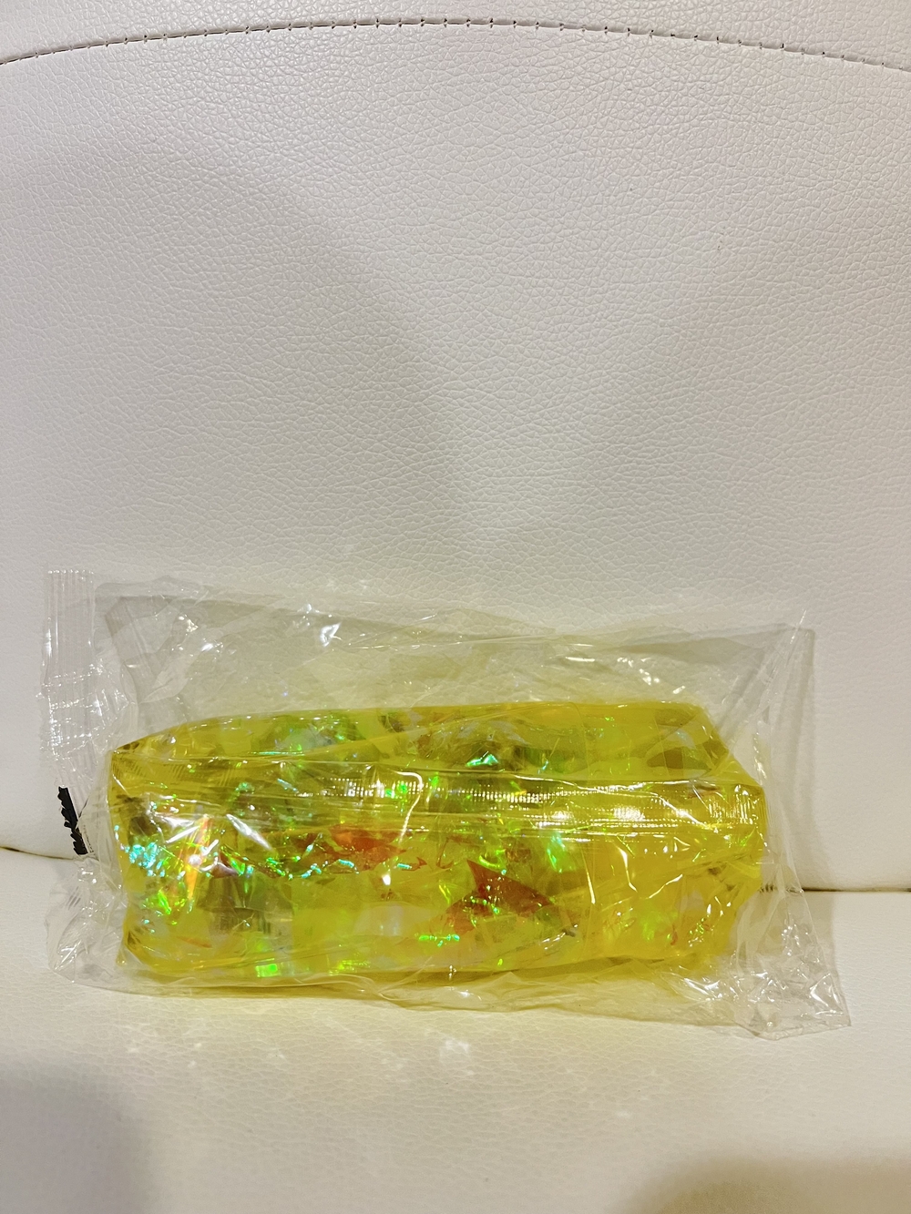Yellow Holographic Water Wiggler